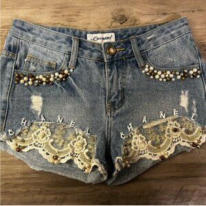 Custom Y2k Jean Shorts